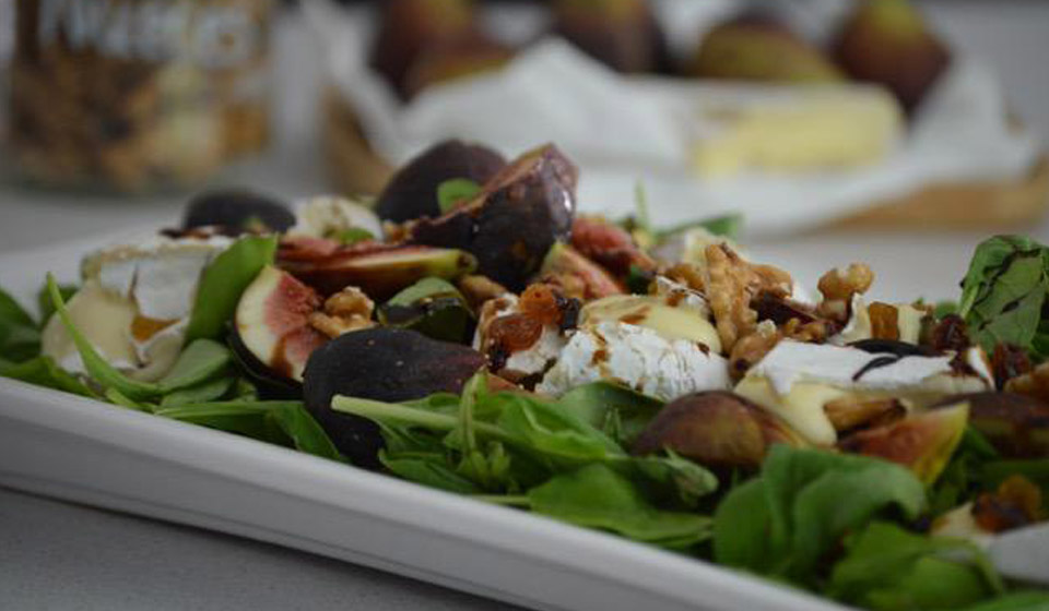 Ensalada de higos y rúcula - Laura Di Cola