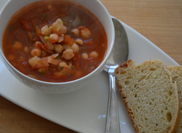 Garbanzos en sopa - Laura Di Cola