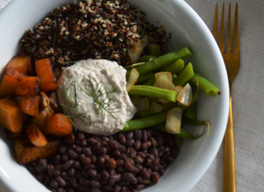 Bowl de adzuki y quinoa - Laura Di Cola