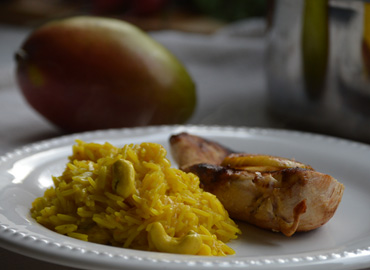 Arroz con mango