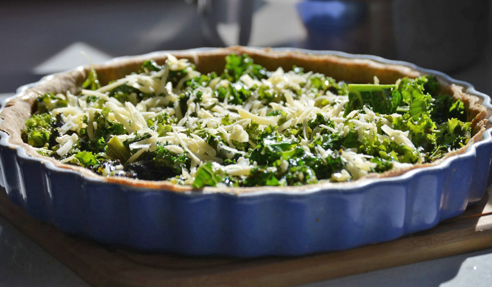 Tarta de kale