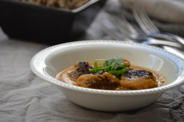 Albondigas de vegetales y carne