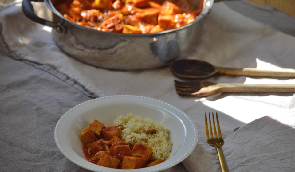 Tofu en curry