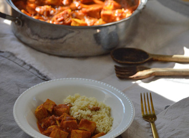 Tofu en curry