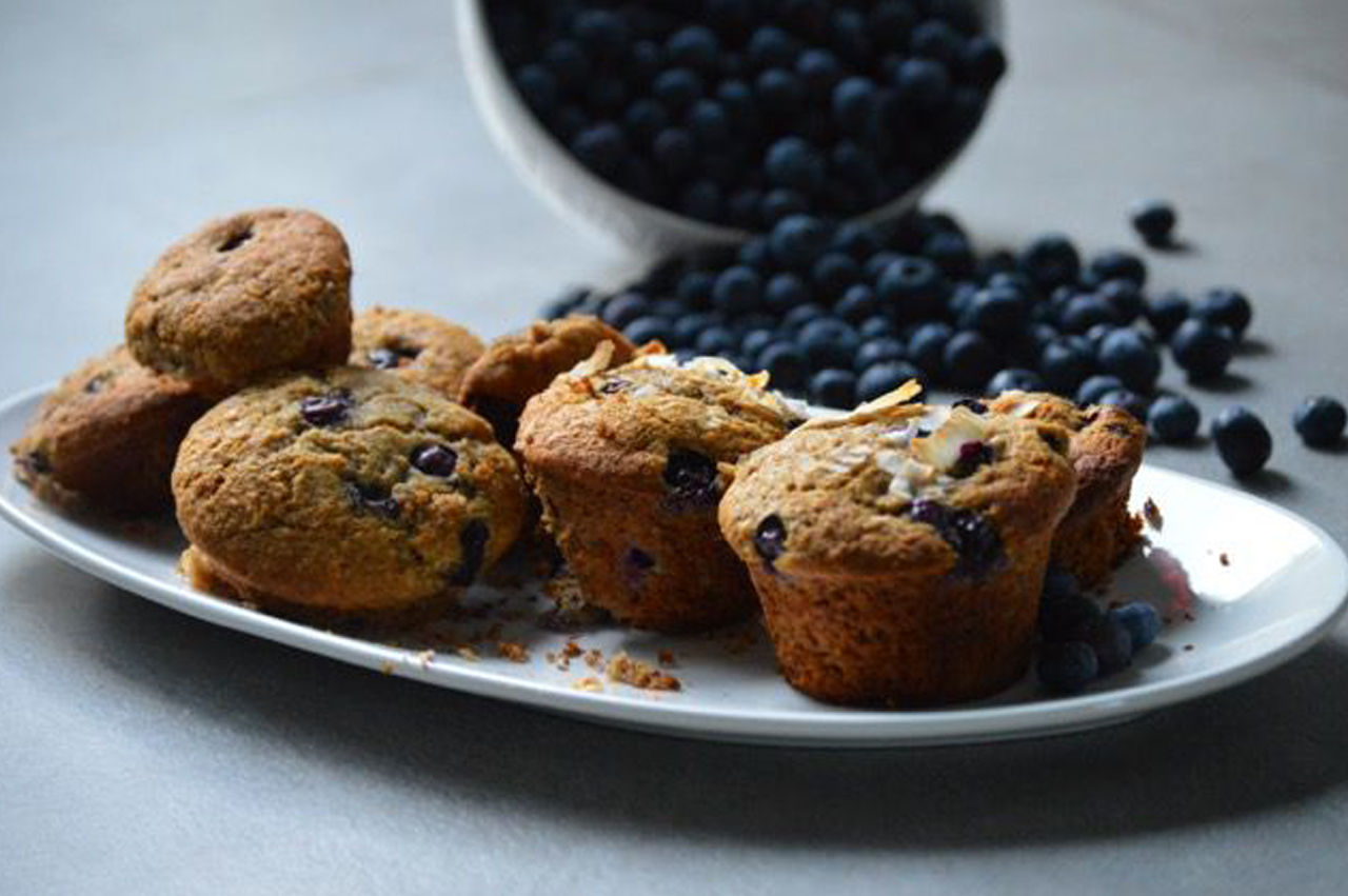 Muffins de arándanos