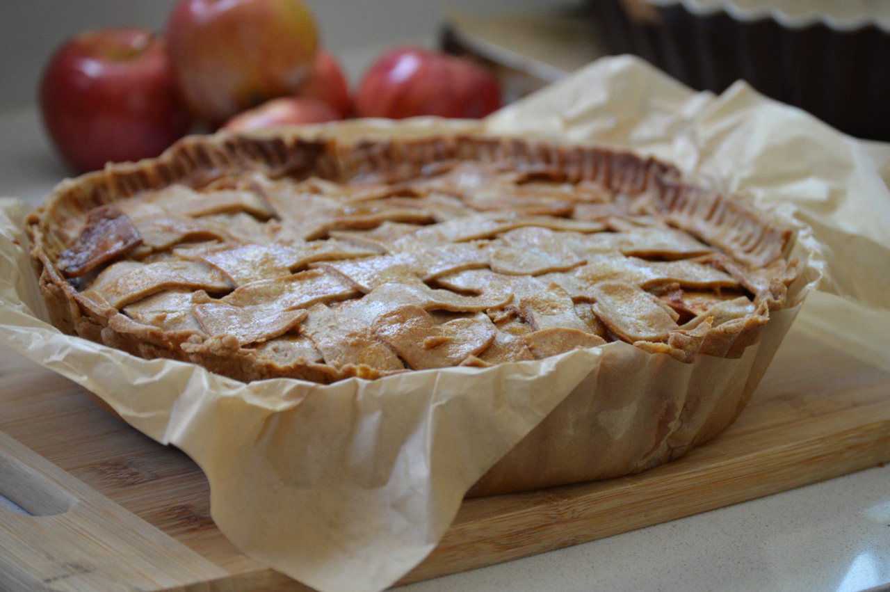 Pastel de manzanas - plant based