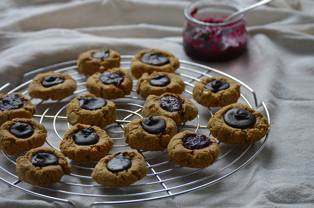 Pepas de cebada y chocolate