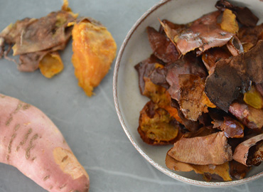 Chips de batatas, boniato o camote