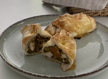 Empanadas de pollo y verdura