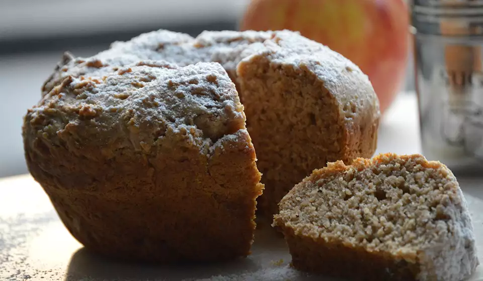 Torta de manzanas sin huevos