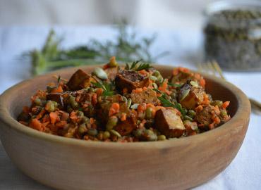 Ensalada de porotos mung