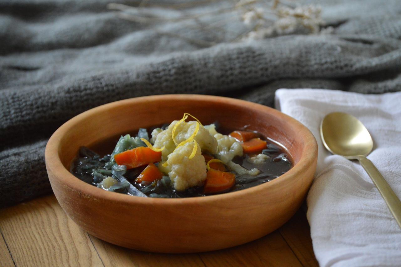 Sopa detox invierno