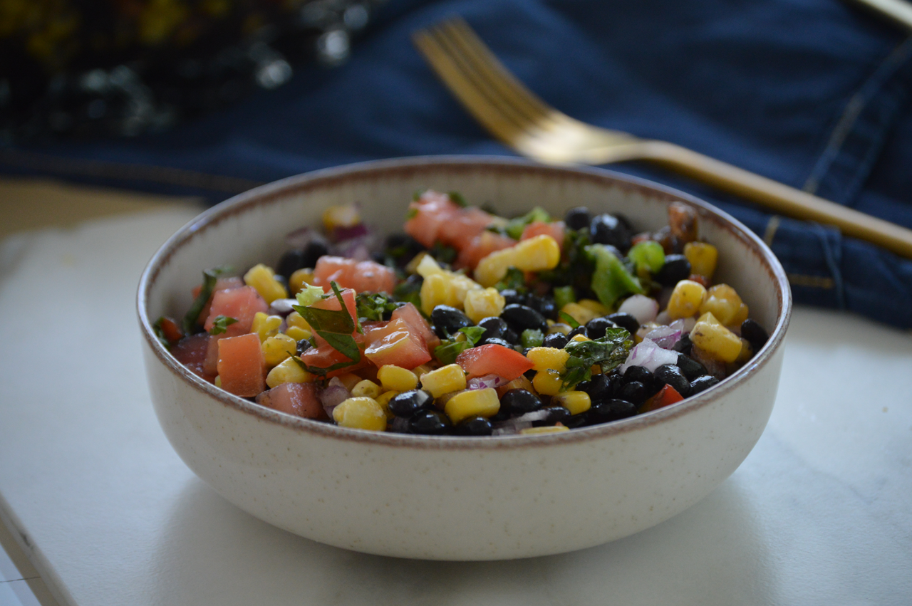 Ensalada de porotos negros