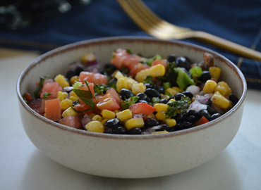 Ensalada de porotos negros