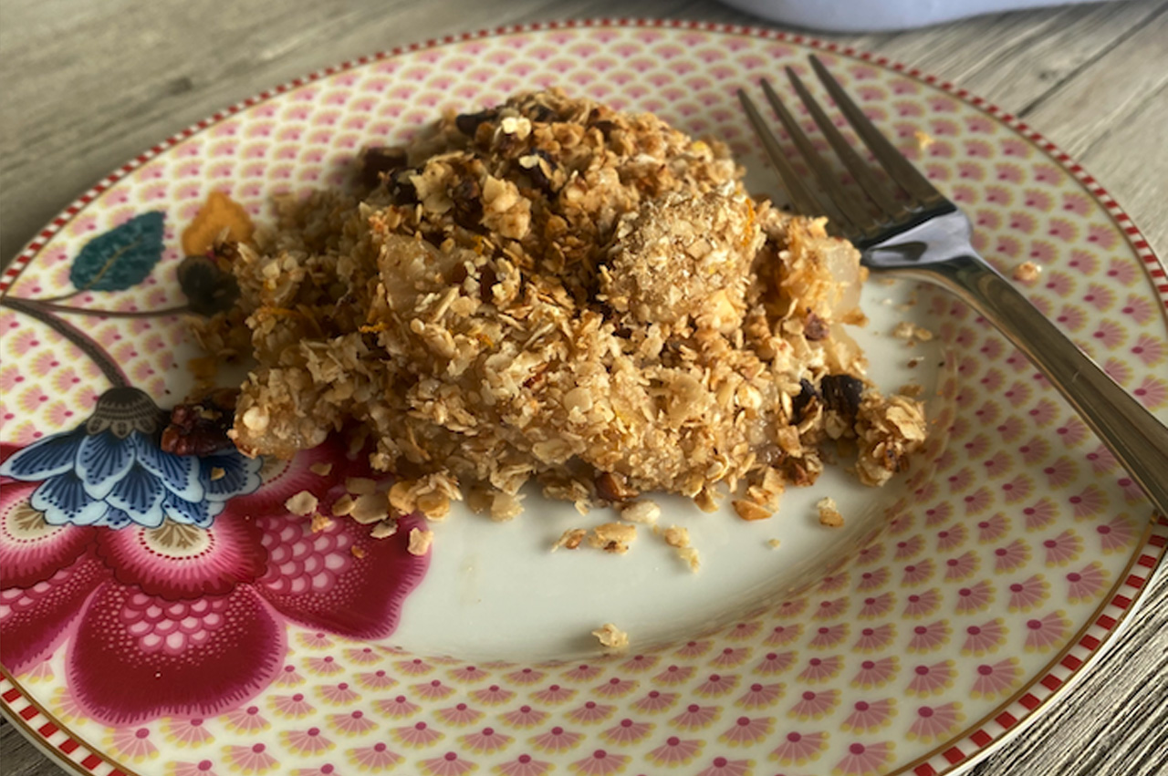 Crumble de piña