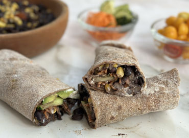 Reciclado de la ensalada de porotos negros